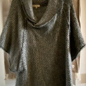 DEMOCRACY PONCHO SWEATER